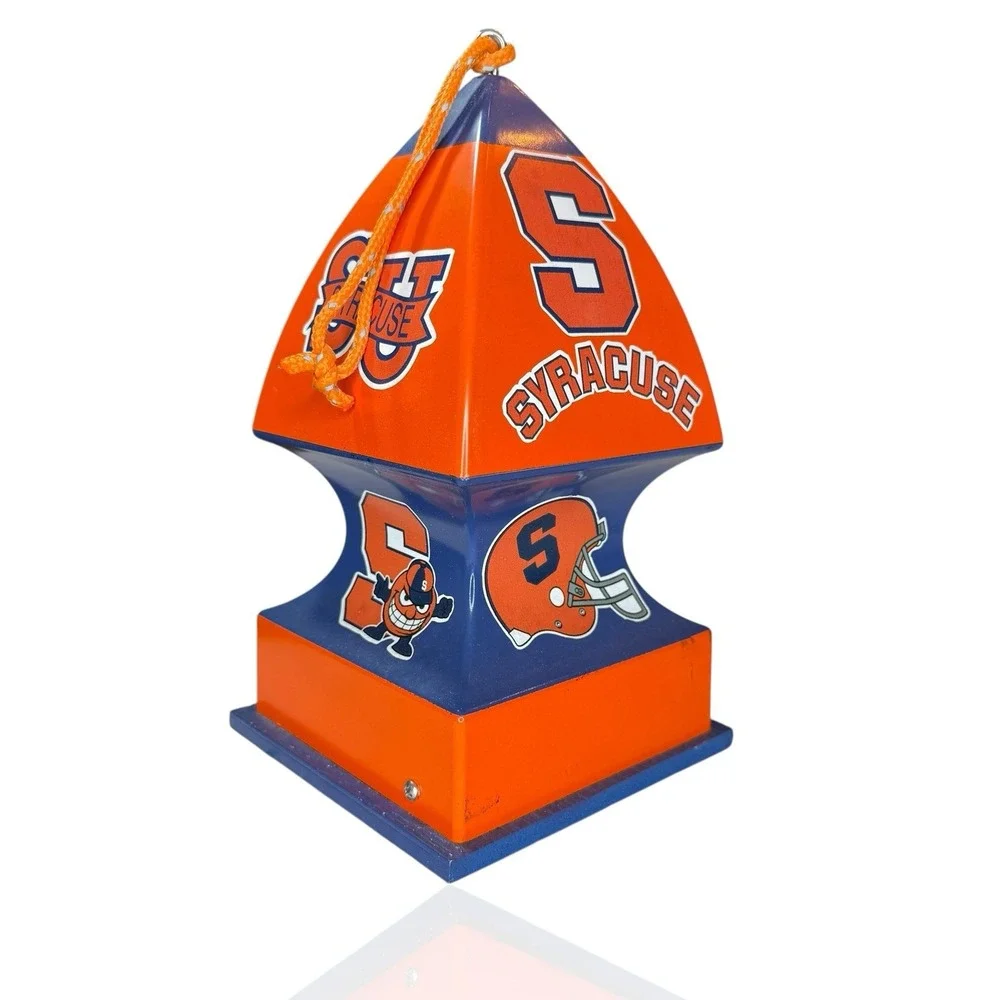 Syracuse University Football Bird House Homemade Buoy Shape NCAA‎ Otto SU NY